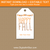 Happy Fall Candy Bag Tag Template