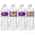 High School Graduation Party Ideas Printable Water Bottle Labels Purple Gold White