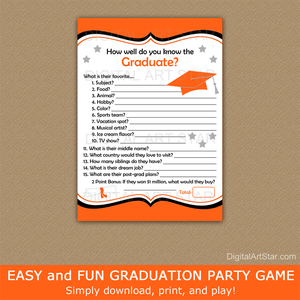 How Well Do You Know the Graduate Questions Orange and Black