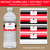 Red Black White Graduation Water Bottle Wrappers