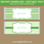 Printable Candy Bar Wrappers Green and White