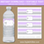 Downloadable Lavender Gray First Communion Water Bottle Labels