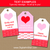Printable Valentines Day Favor Tag Template