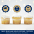 Navy Blue and Gold Graduation Cupcake Toppers Personalized Graduation Decor