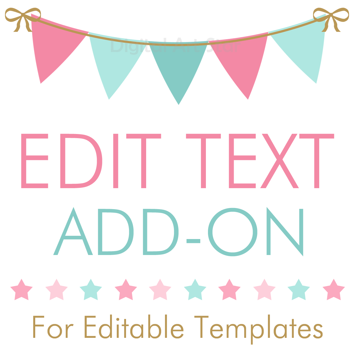 Personalize My Order - Edit Text Add-On for Editable Templates