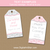 Editable Tags for Wedding, First Birthday, Baby Shower