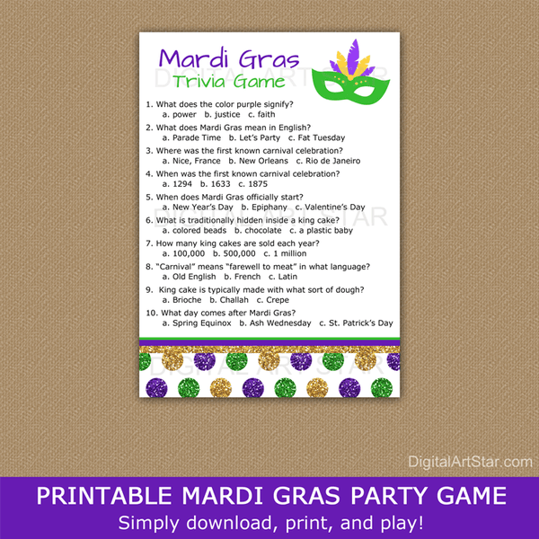 French Mardi Gras digital stickers