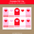Printable Valentine Tag Template