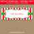 Printable Christmas Address Labels with Red and Green Stripes