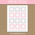 Printable Pink and Silver Cupcake Toppers