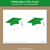 Printable Green and White Graduation Decorations