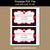 Black and Red Valentine Party Invitation