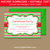 Red and Green Christmas Invitations