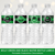 Green and Black 2023 Graduation Party Decorations Printable Water Bottle Labels
