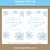 Blue and Silver Snowflake Invitations