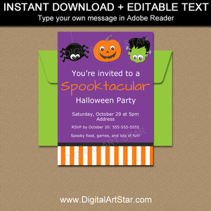 Downloadable Halloween Invitations