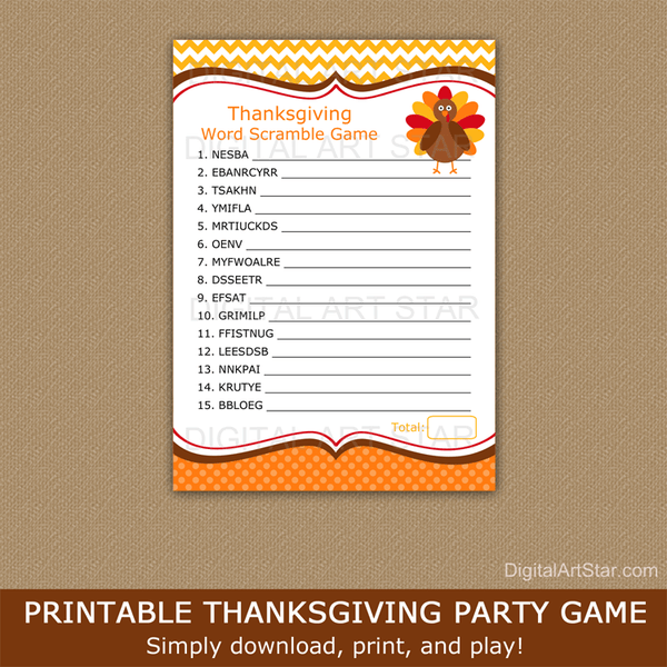 Thanksgiving Mini Candy Wrappers - Party Favors
