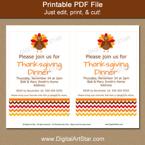 Instant Download Thanksgiving Template